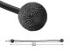 Decorative Clips Holders For Curtains Magnetically Strong, Black