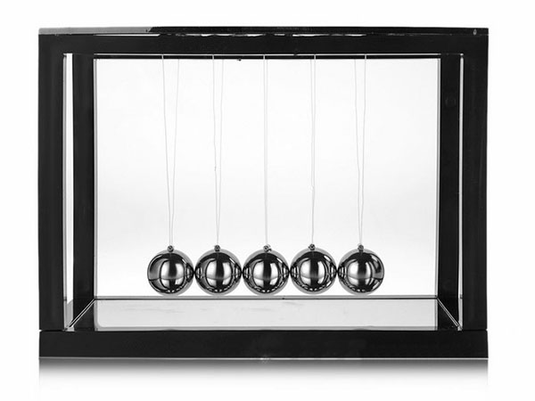 3D Metallic Newton's Cradle Pendulum for Home and Office (1)