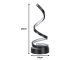 Spiral LED Desk Lamp with 3 Light Modes, Dimmable, USB Powered, Black