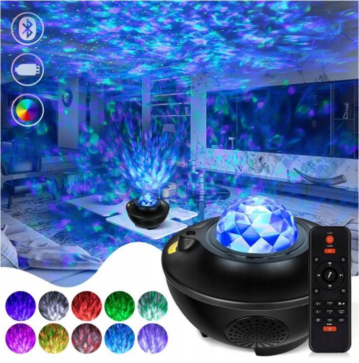 Bluetooth LED USB MP3 Chrystal Magic Disco Ball Party Light, night lamp (1)