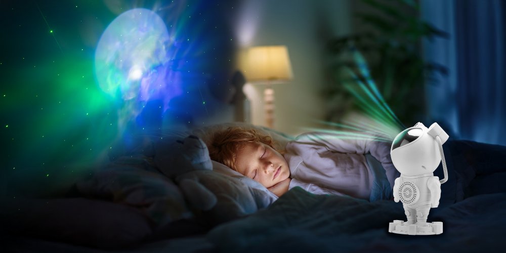 Redleaf Astro Kid's Silicone LED RGB Light Night Lamp, Astronaut (1)