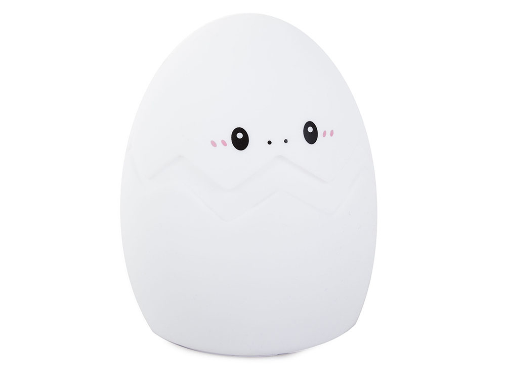 Battery Operated Kid's Silicone LED RGB Light Night Lamp, Egg (1)