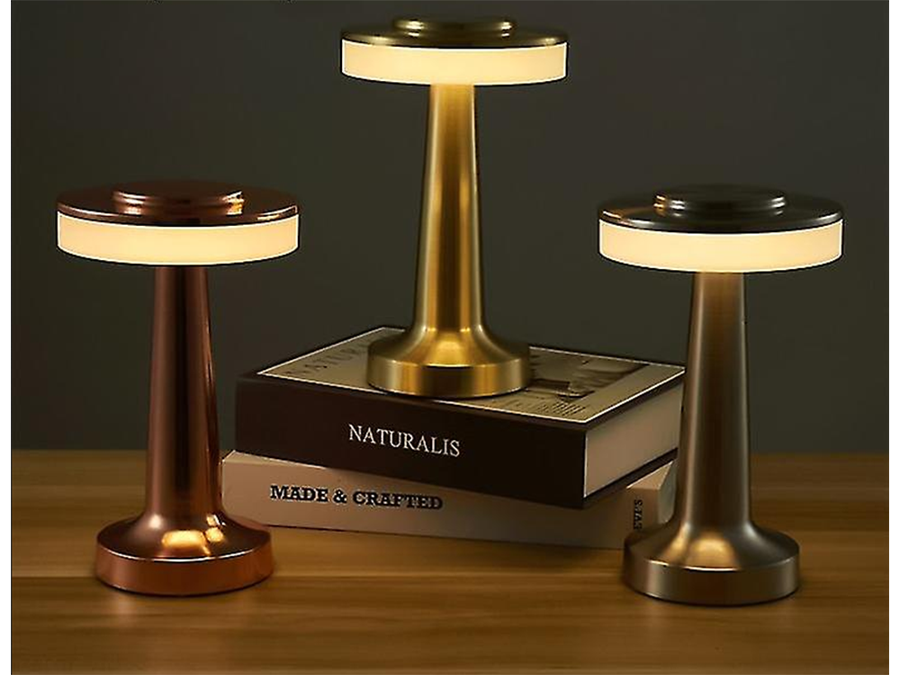 Bedside table lamp touch 3 step wireless bedroom (0)