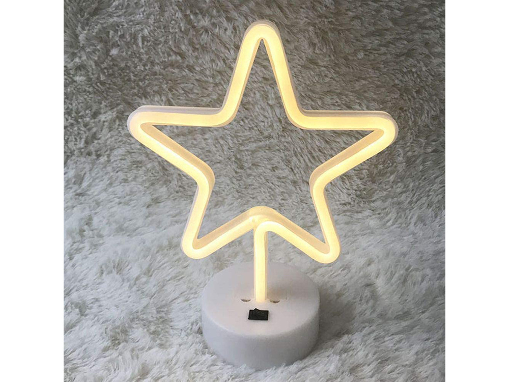 Table Neon Lamp, Light, Star, 100 LED, USB (4)