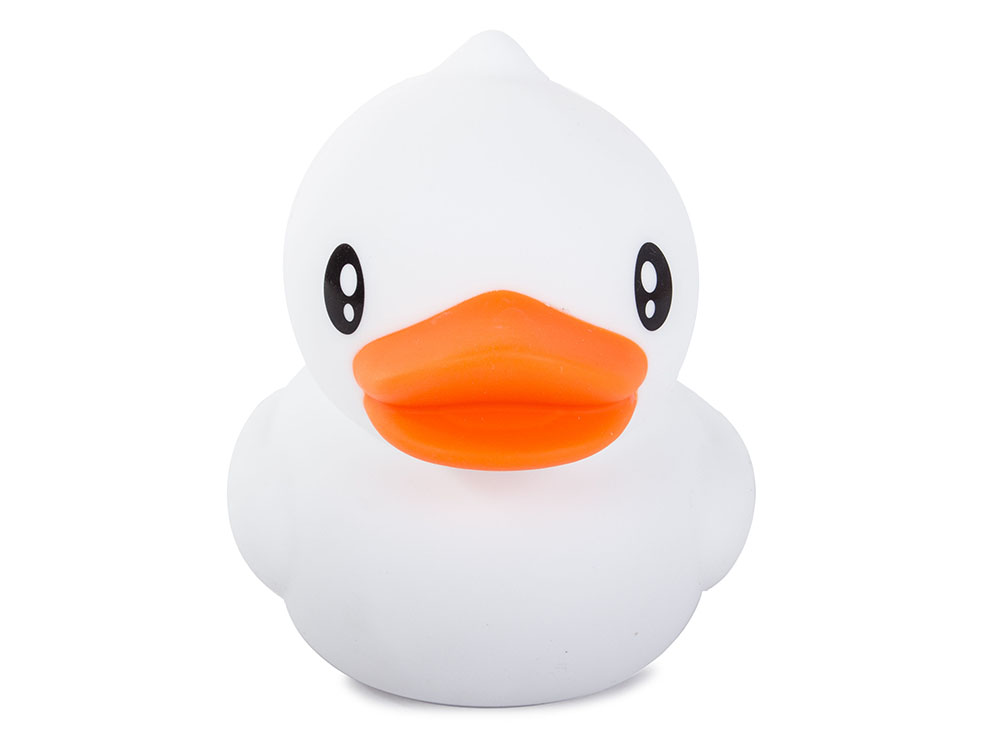 USB Charging Kids Silicone LED RGB Light Bedside Night Lamp, Duck (4)
