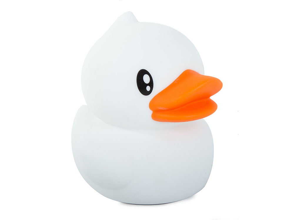 USB Charging Kids Silicone LED RGB Light Bedside Night Lamp, Duck (6)