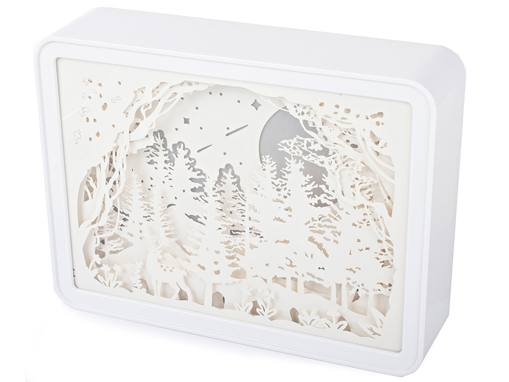 Bedside Lamp RGB LED 3D Light Box with Remote Control (13)