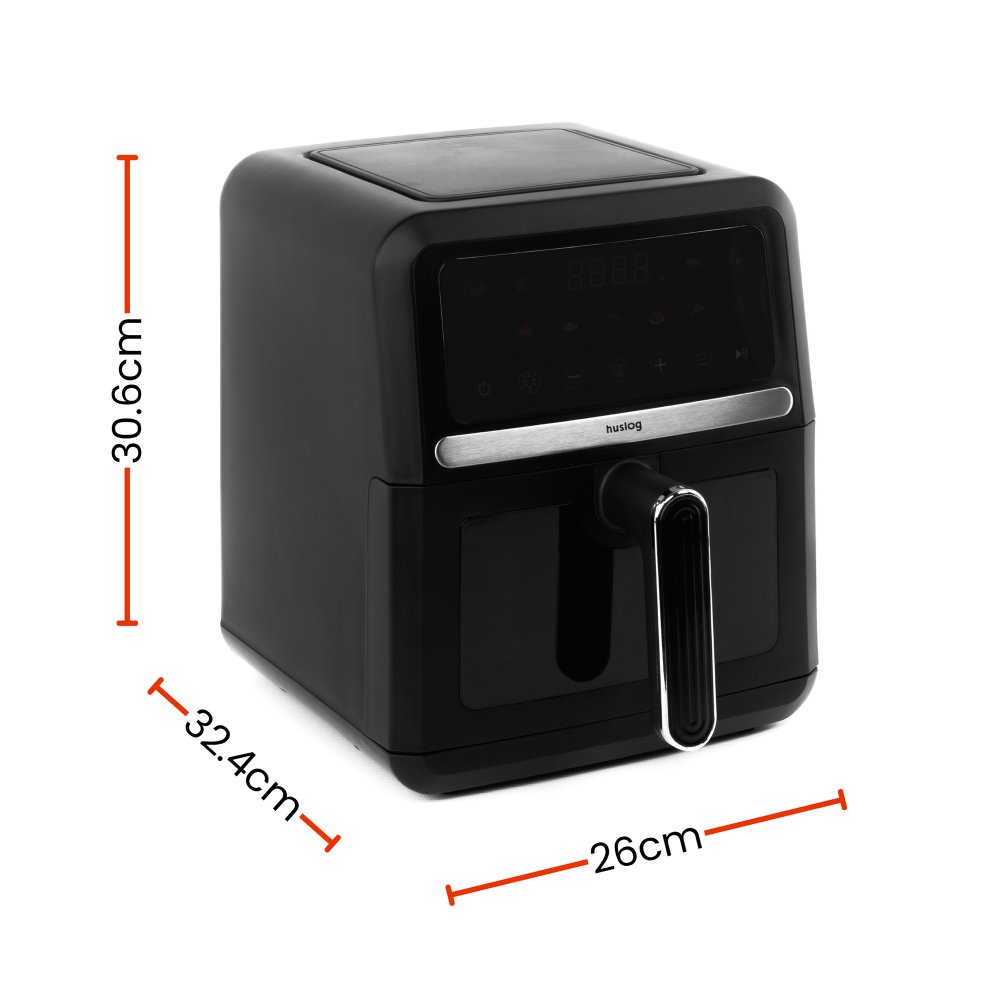 Huslog Air Fryer 5L, 1500W Digital Oil-Free Cooker with 10 Cooking Presets (1)