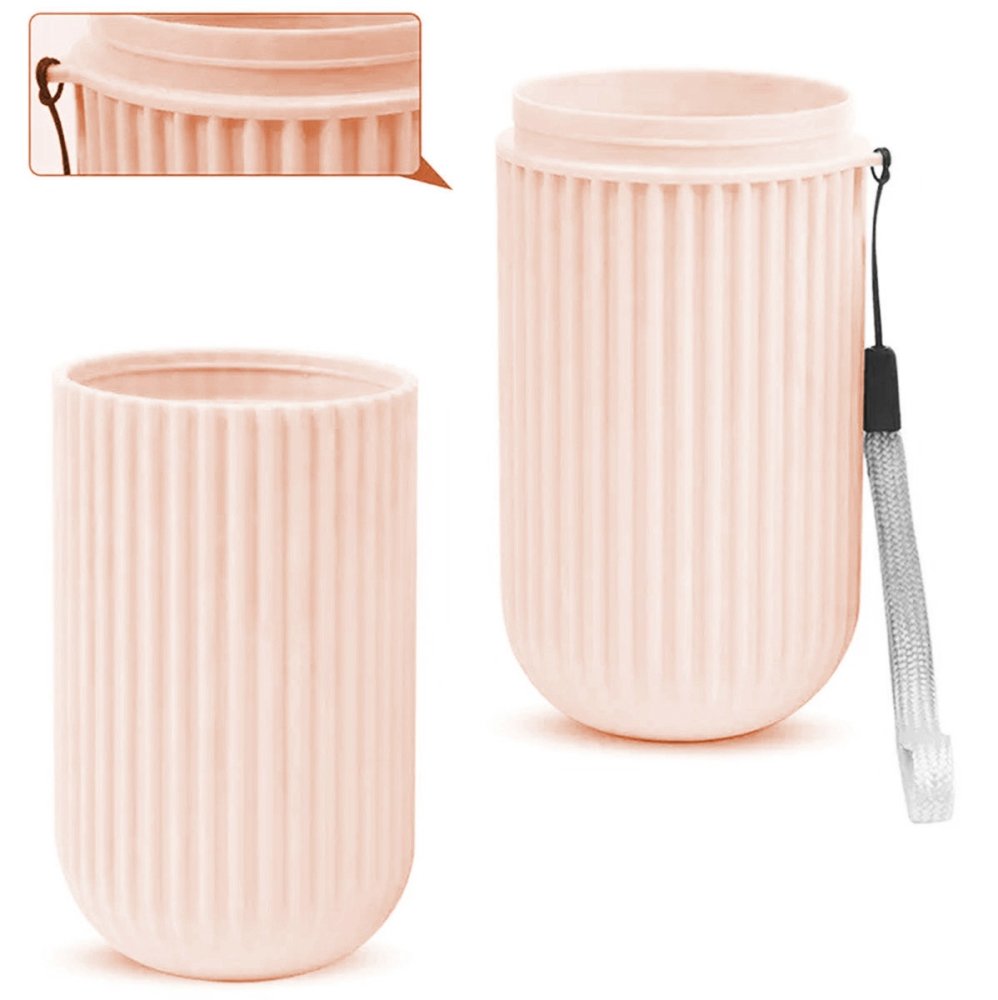 Toothbrush And Toothpaste Case, Pink (1)
