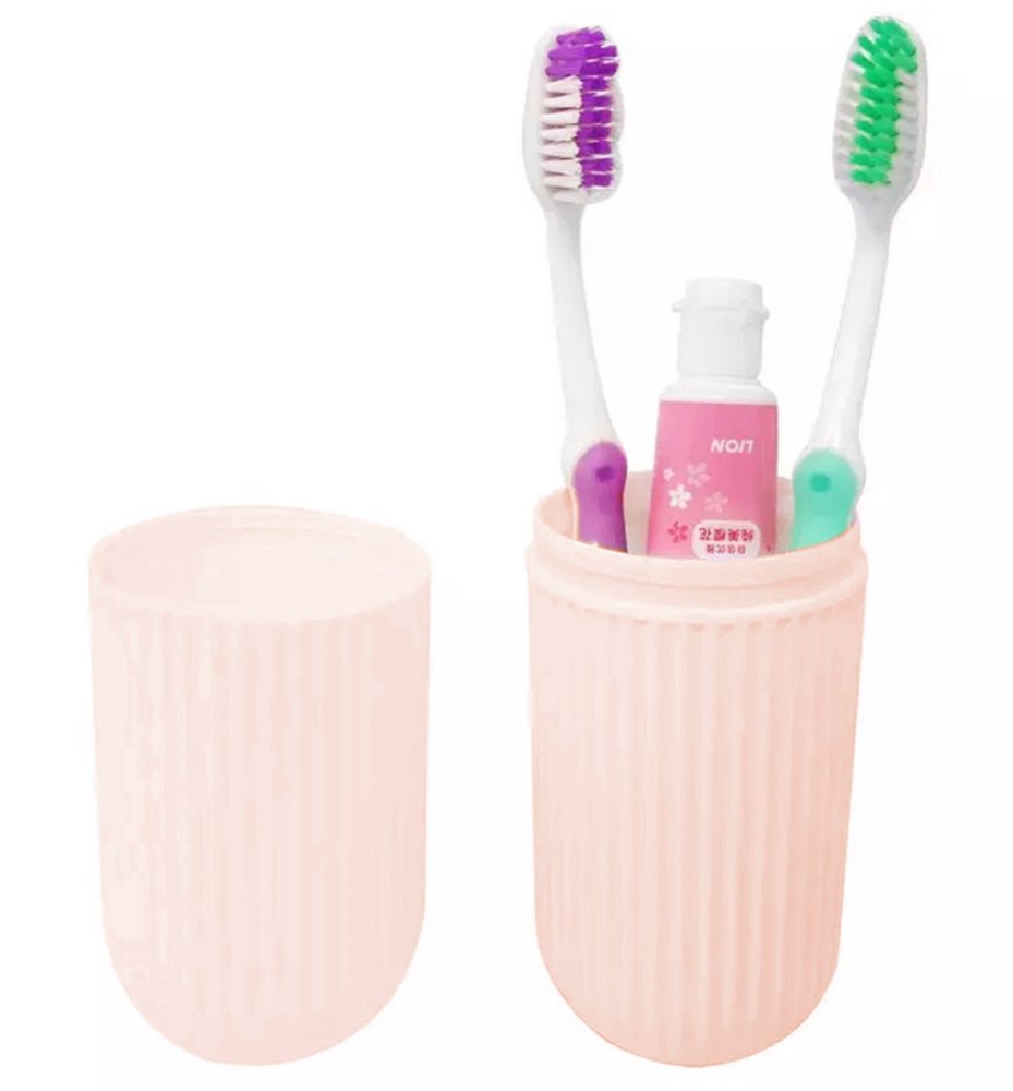 Toothbrush And Toothpaste Case, Pink (0)