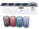 Wall-Mounted Toothbrush Holder with UV Sterilizer & Toothpaste Dispenser