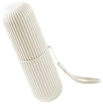 Toothbrush And Toothpaste Case, White