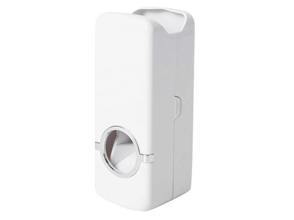 Automatic Toothpaste Dispenser and Wall Mounted Toothbrush Holder, White (3)