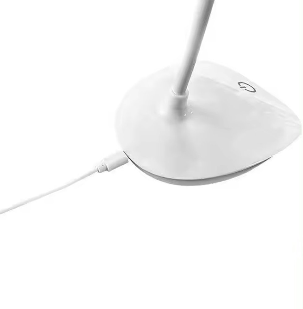Rechargeable Sensory RGB LED Desk Lamp, White (3)