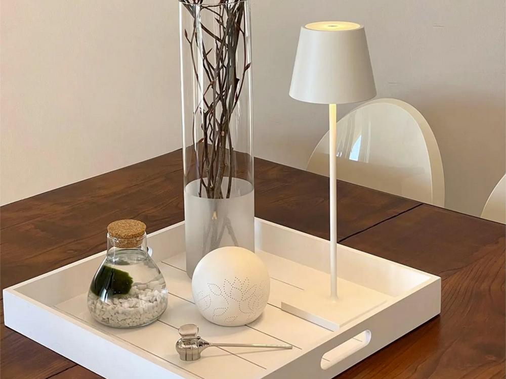 Touch Bedside Night Lamp, White (6)