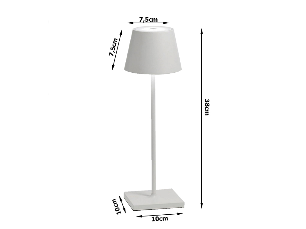 Touch Bedside Night Lamp, White (8)