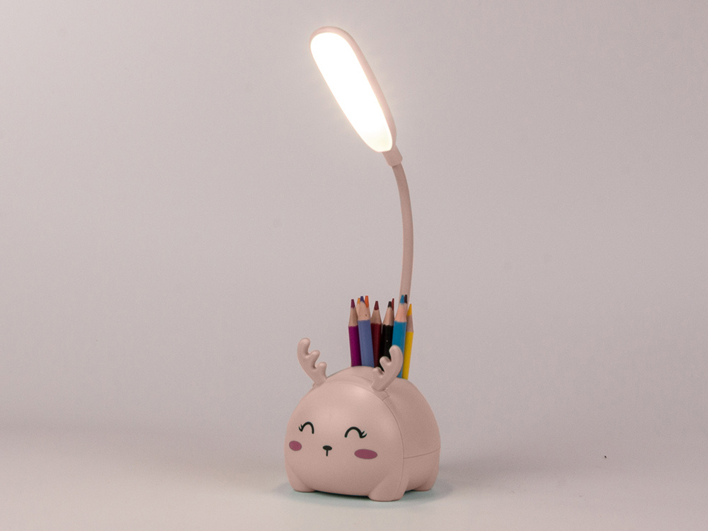 Kids LED Night Lamp Desk Lamp Reading Light, Pink (0)