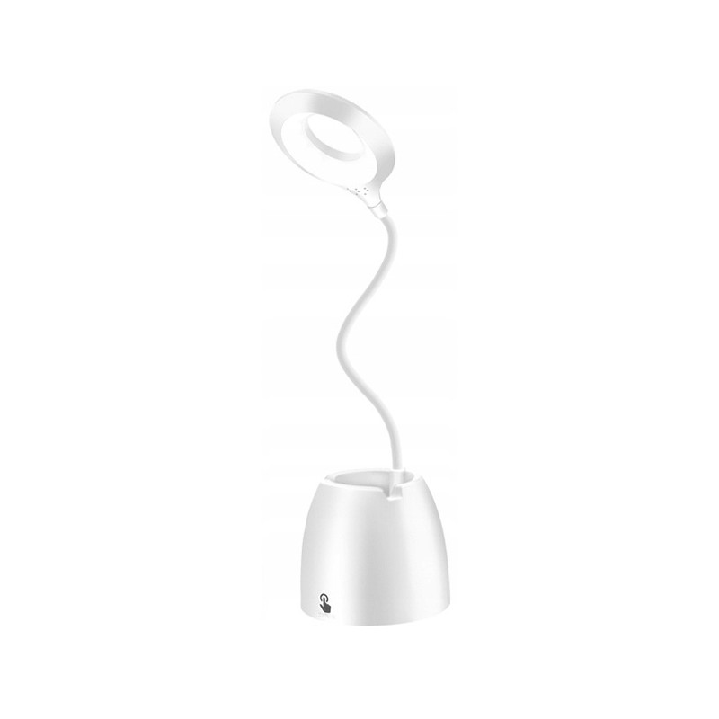 Adjustable LED Desk Lamp Reading Night Table Lamp, White (2)