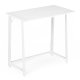 Folding Computer Desk 80x45 cm Small Laptop Table for Home Office ModernHome, white