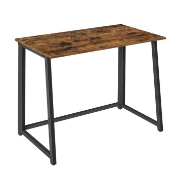 Folding Computer Desk Loft Style Home Office Study Table