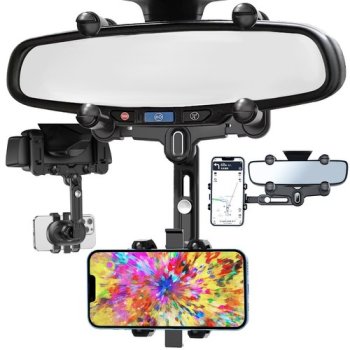 Xtrobb 24983 Rearview Mirror Car Phone Holder