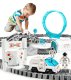 Space Race Track Construction Toy Set with Astronauts