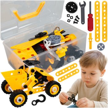 ISO TRADE Vehicle Construction Set for Kids, 100 Pieces
