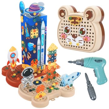 3D Construction Building Blocks Space Set for Kids 161 pcs 26579