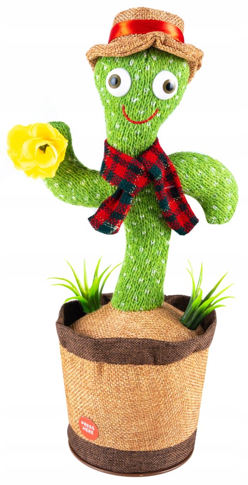 Interactive Dancing Singing Cactus Plush Toy (5)
