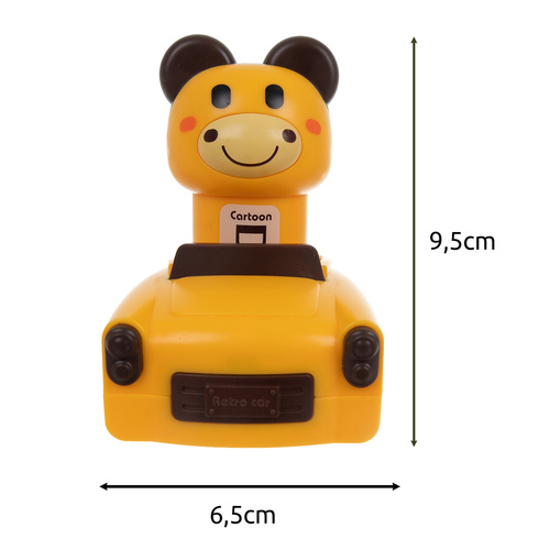 Sensory Push and Go Animal Cars for Toddlers, 4 pcs Set 26728 (0)