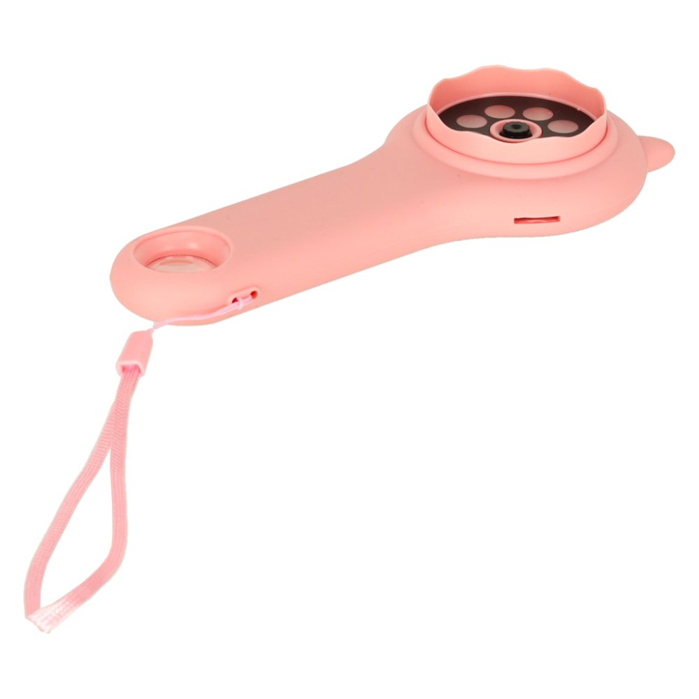Portable digital microscope with 4× magnification and 2 MP camera USB-C, pink (2)