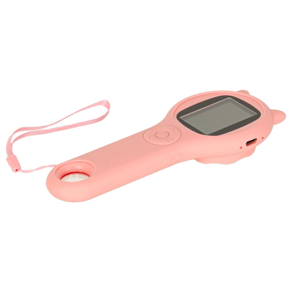 Portable digital microscope with 4× magnification and 2 MP camera USB-C, pink (1)