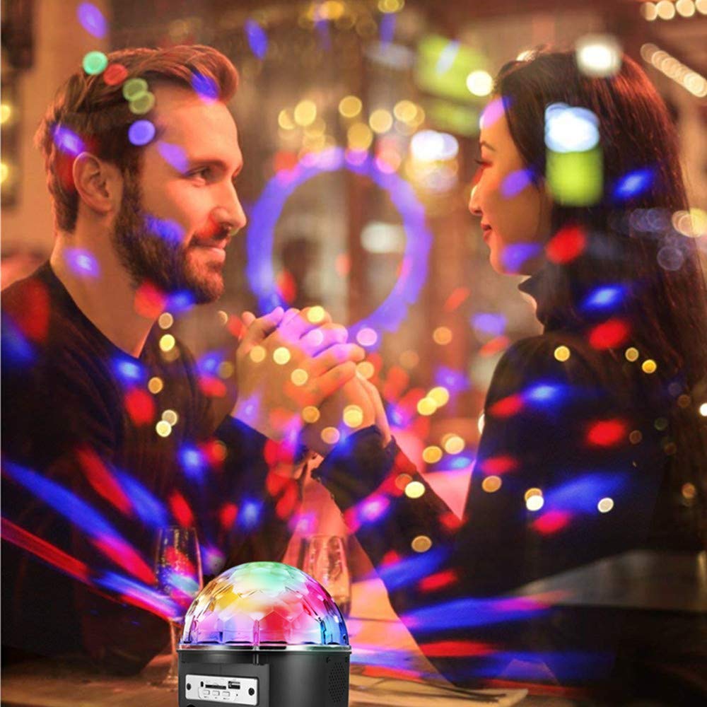 Bluetooth LED USB MP3 Chrystal Magic Disco Ball Party Light (0)