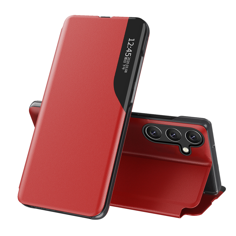 Eco Leather View Case Samsung Galaxy A36 Red