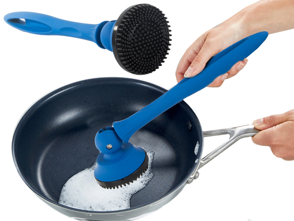 Kitchen dish washer brush for scrubbing pots pans strong (0)