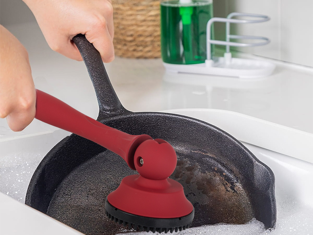 Kitchen dish washer brush for scrubbing pots pans strong (1)