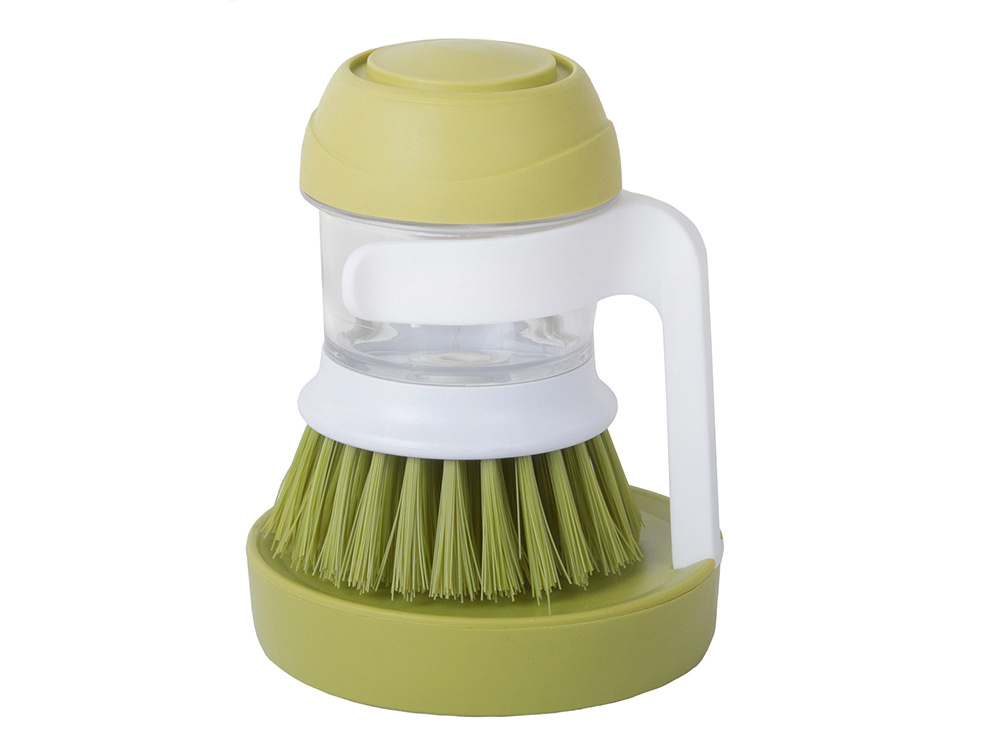 Kitchen Dishwashing Brush with Soap Dispenser, 9.5 x 2.5 cm (4)