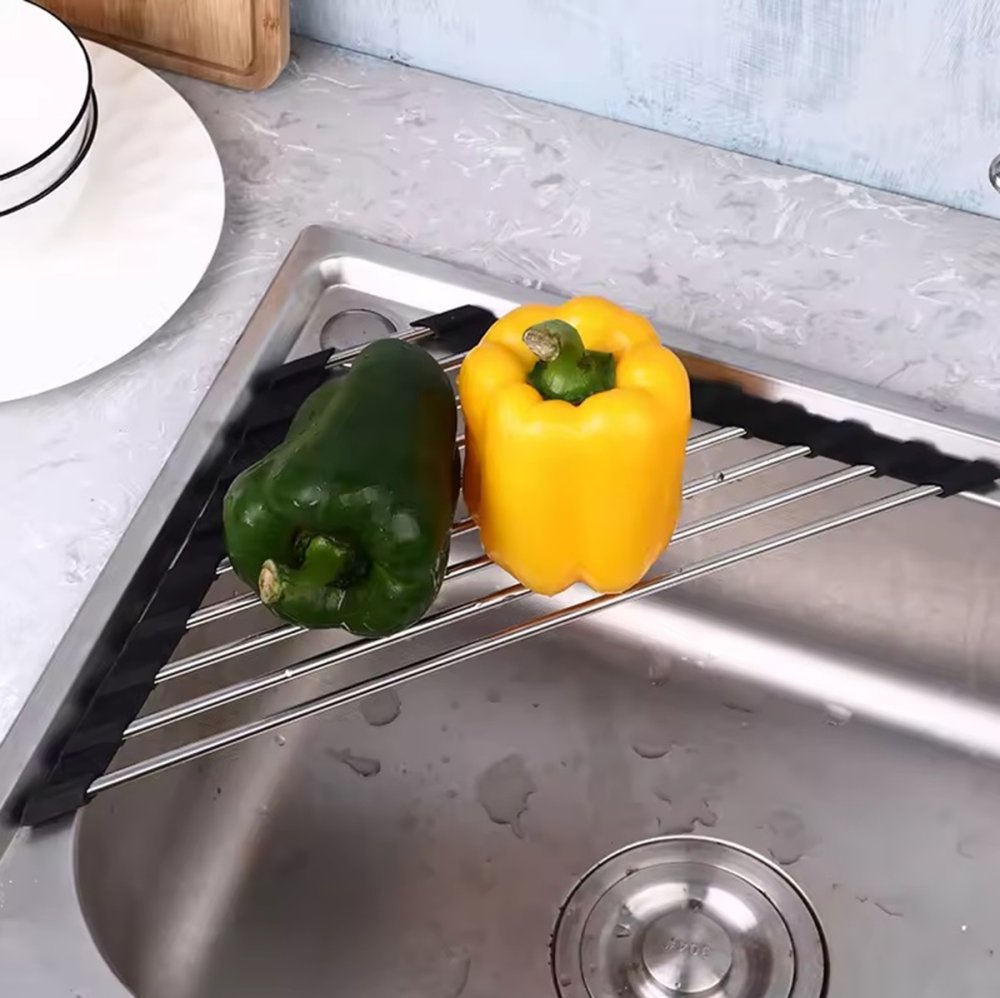 Triangular Drainer Dish Dryer Rack Shelf (2)