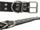 Adjustable eco-leather dog collar with studs L