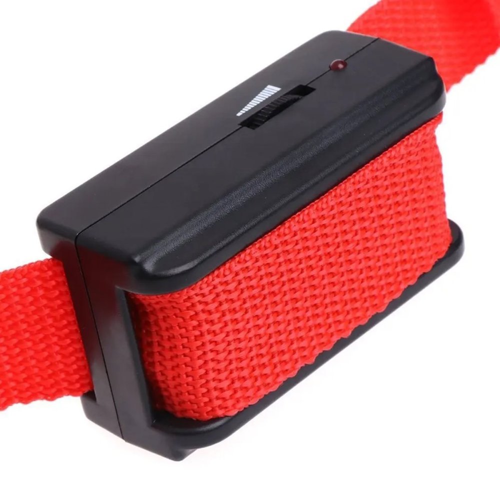 Electric Anti-Bark Dog Training Collar, Red-Black (1)