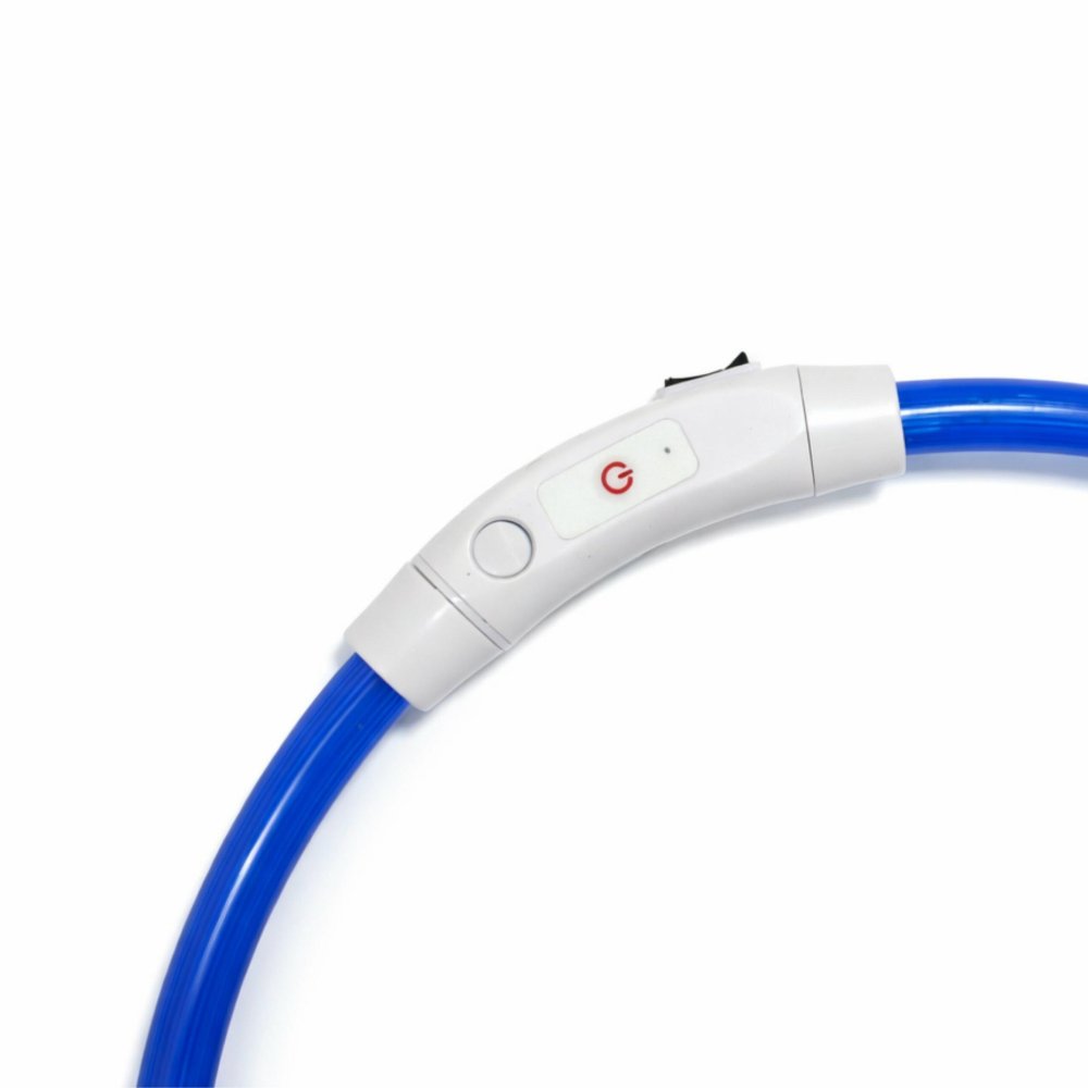 LED Dog Collar Adjustable Safety Light, blue (0)