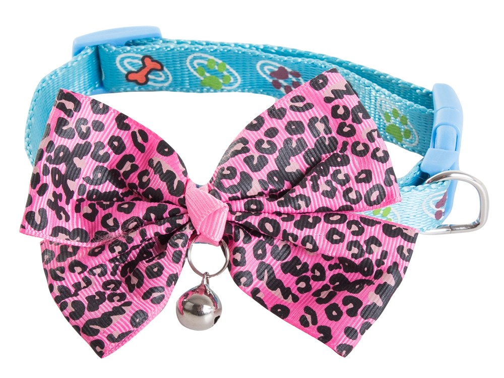 Adjustable collar for dog or cat with bell, assorted colors (0)