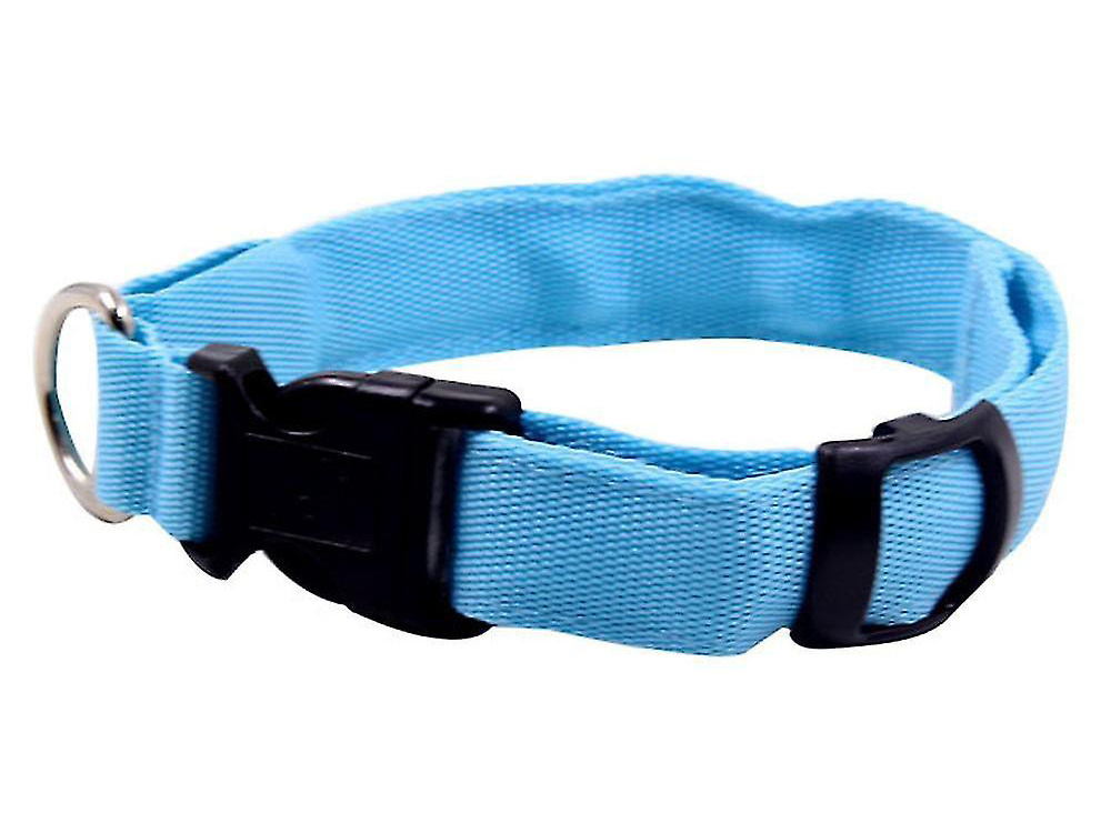 Adjustable LED Dog Collar, Light Up Pet Safety Collar, 59 cm, Blue (1)