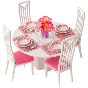 Dollhouse Dining Room Furniture Set 43pcs 26698