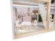 LULILO Wooden Play Dollhouse with Furniture and LED Lightning, 78cm