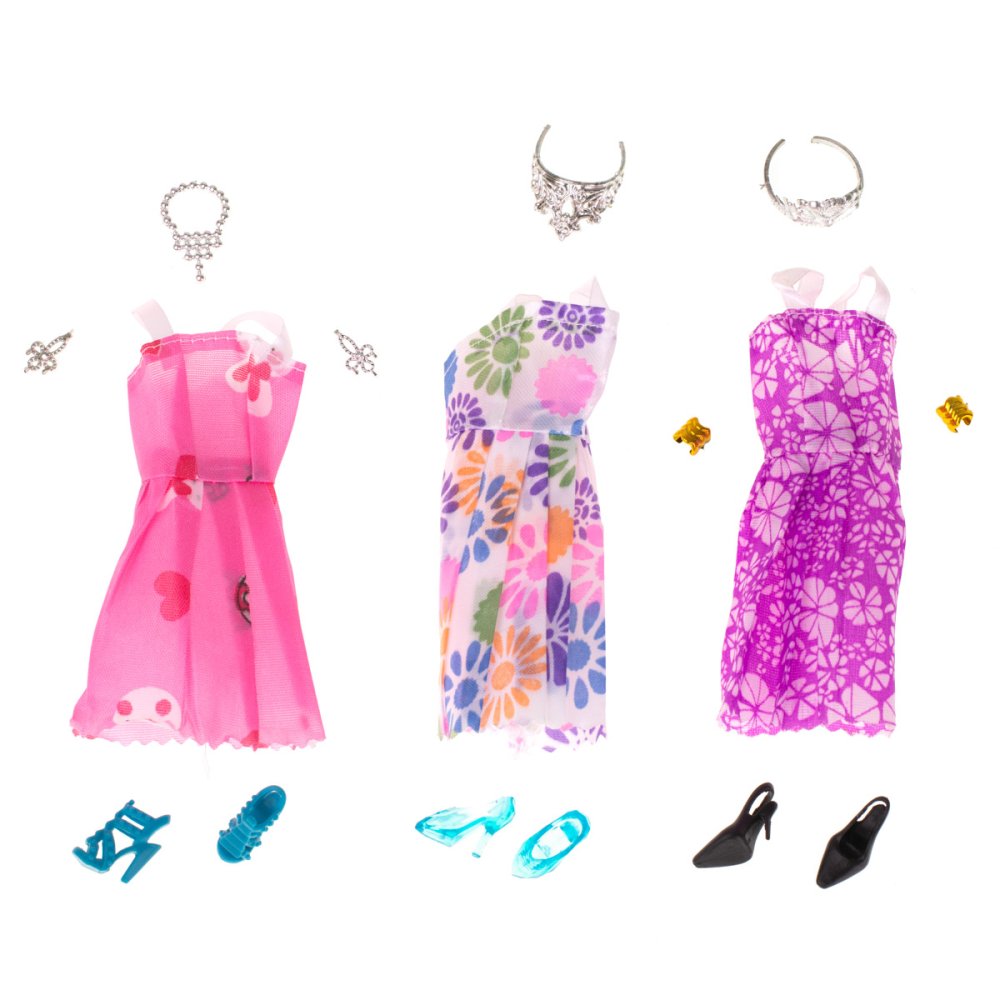 Dolls Clothes Shoes Accessories Set 43 pcs. (1)