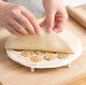 Dumpling Mold, 19 Holes, White, Plastic
