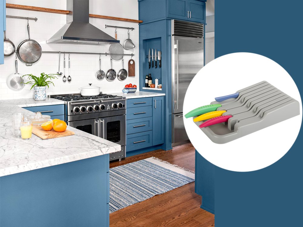 Knife Drawer Organiser, 9 Compartments (10)