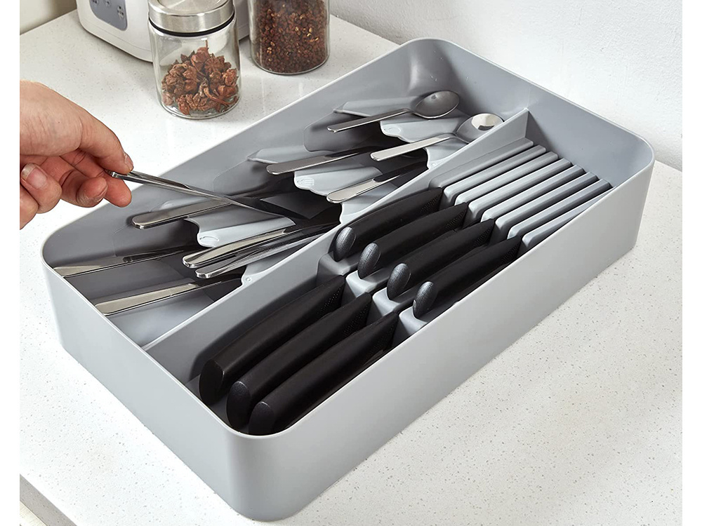 Cutlery Drawer Insert Two-Tier Organiser (5)