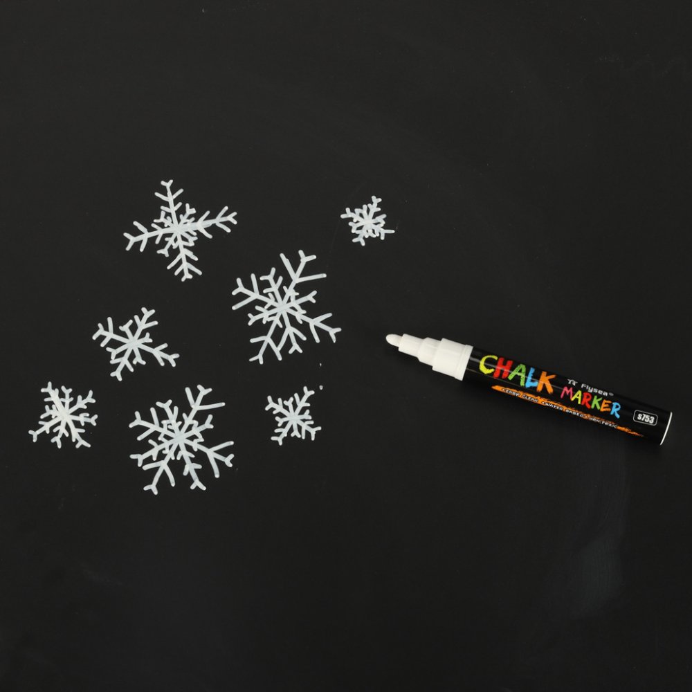 Chalk Markers for Drawing on Glass Ceramics Chalkboards, 8 Pcs (8)